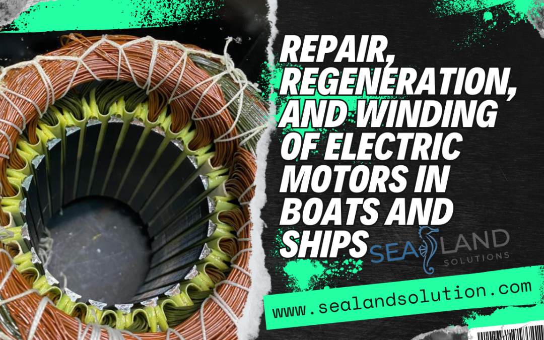 💥Repair, Regeneration, and Winding of Electric Motors in Boats and Ships⚓️